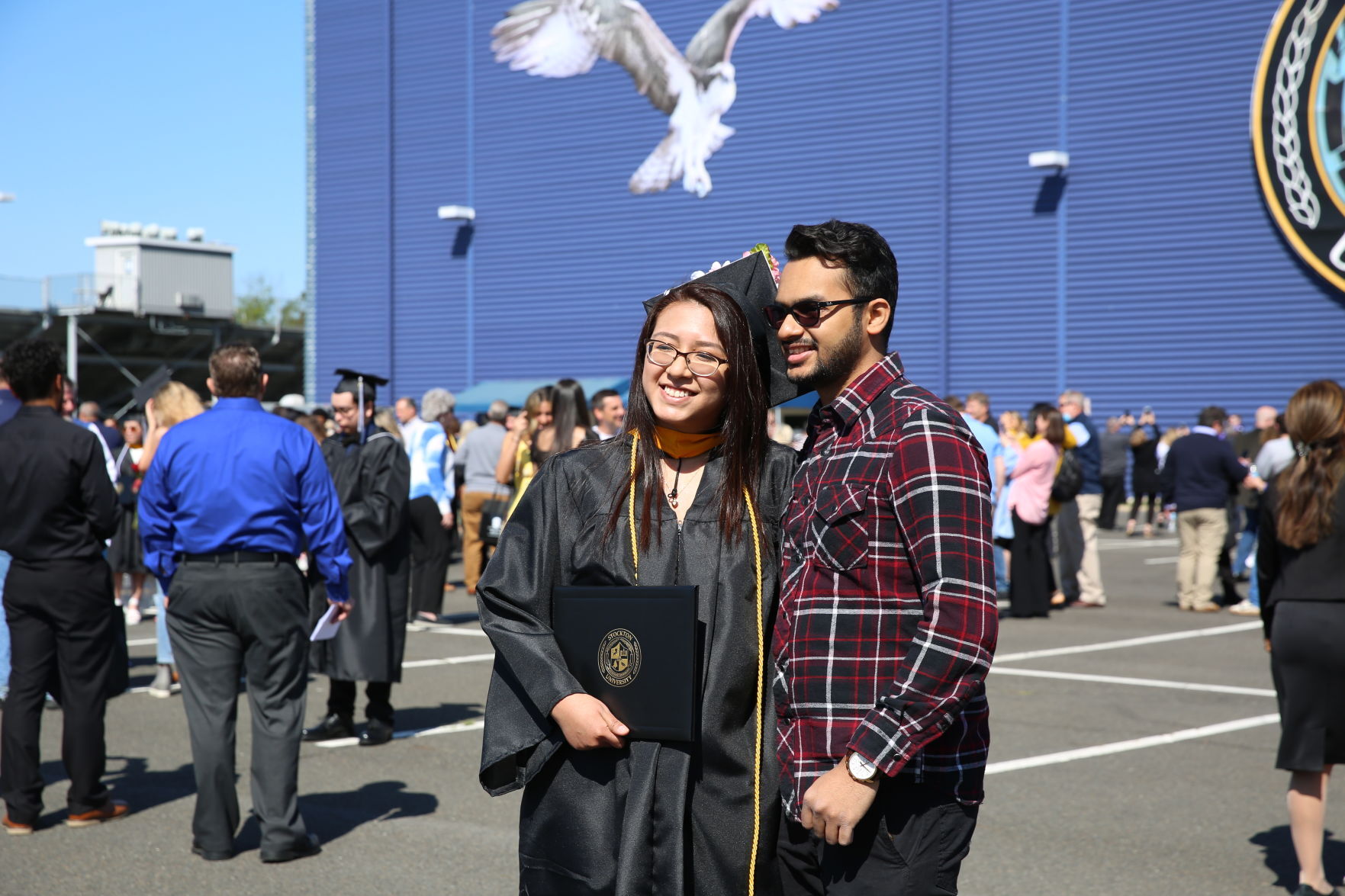Stockton University commencement Tuesday, May 11, 2021 at the Galloway Township campus